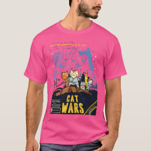T-shirt Guerres de chat Lightsaber