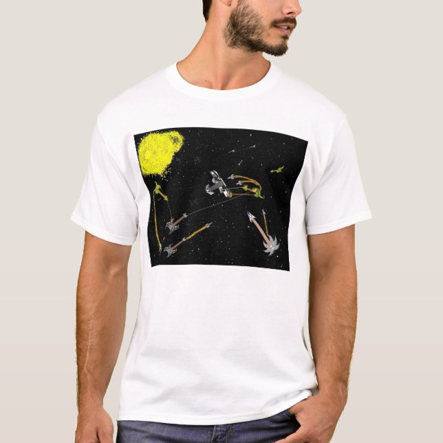 T-shirt Guerres de guitare (Devant)