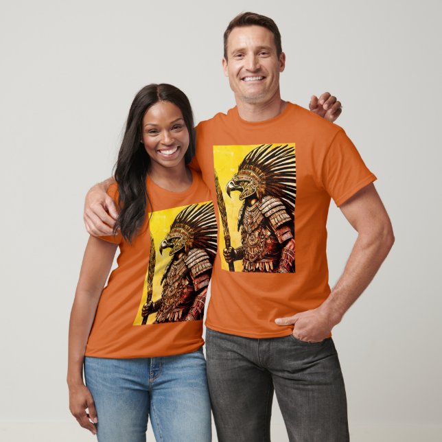 T-shirt Guerrier Aigle Aztèque - Tatouage Infini (Unisexe)