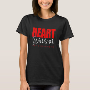 T-shirt Guerrier cardiaque Sensibilisation aux maladies ca
