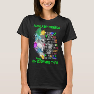 T-shirt Guerrier d'Achalasie Je sais toutes ces choses et