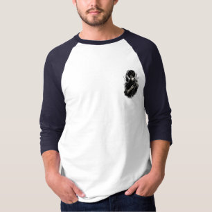 T-shirt Guerrier d'anime sombre Ninja bandagé Art Grunge
