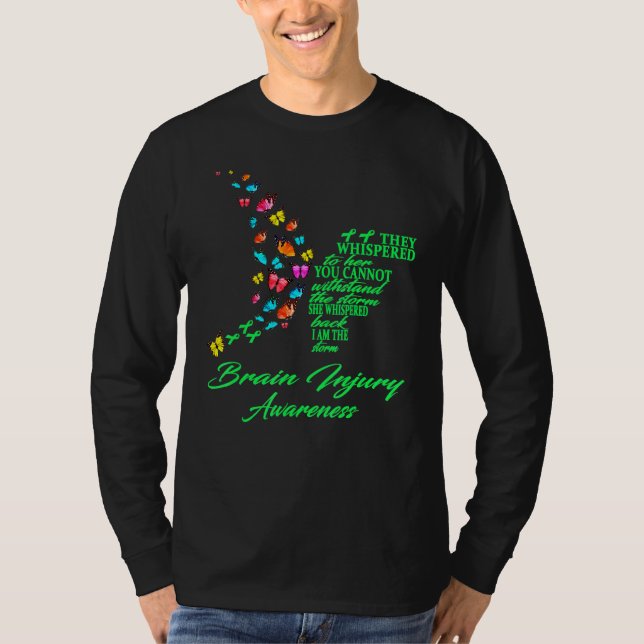T-shirt Guerrier de blessure au cerveau (Devant)