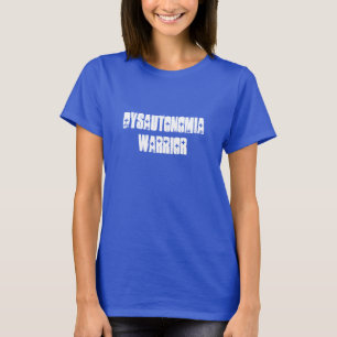 T-shirt Guerrier de dysautonomie de colorant de cravate