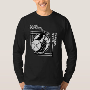 T-shirt Guerrier de la devise gaélique du clan Wemys