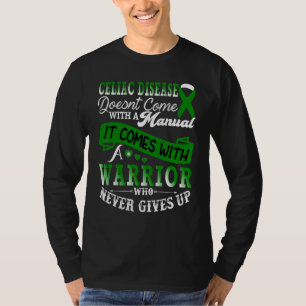 T-shirt Guerrier de la maladie coeliaque Soutien au ruban