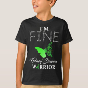 T-shirt Guerrier de la maladie du rein Je vais bien 1