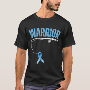 T-shirt Guerrier de la pêche Cancer de la prostate Pêcheur
