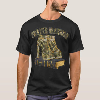 T-shirt Guerrier de la prière Foi Dieu Croix Camo Jésus