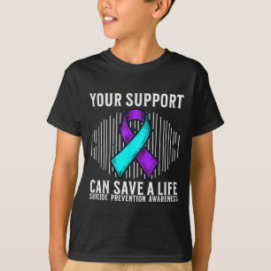 T-shirt Guerrier de la sensibilisation au suicide Préventi