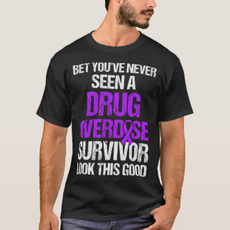 T-shirt Guerrier de la sensibilisation au surdosage de dro