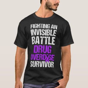 T-shirt Guerrier de la sensibilisation au surdosage de dro