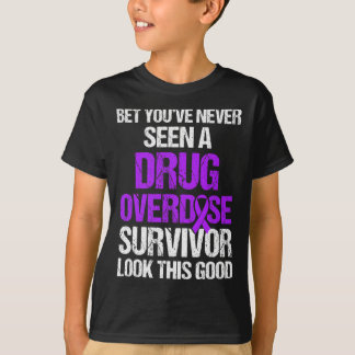 T-shirt Guerrier de la sensibilisation au surdosage de dro