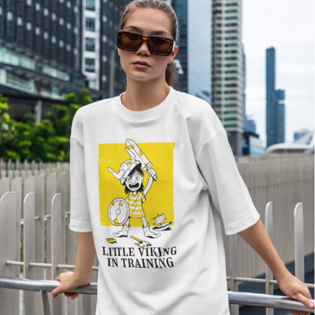 T-shirt Guerrier de l'instruction des enfants viking (Créateur téléchargé)