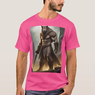T-shirt Guerrier de loup-garou