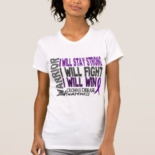 T-shirt Guerrier de maladie de Crohn