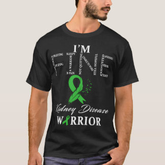 T-shirt Guerrier De Maladie Du Rein Je Vais Bien