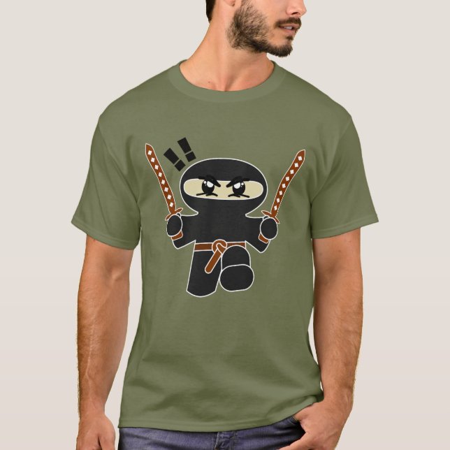 T-shirt Guerrier de Ninja (Devant)