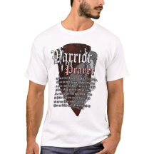 Guerrier de pièce en t de prière