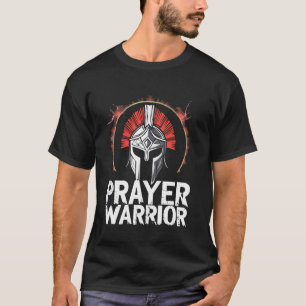T-shirt Guerrier de prière catholique religieux chrétien C