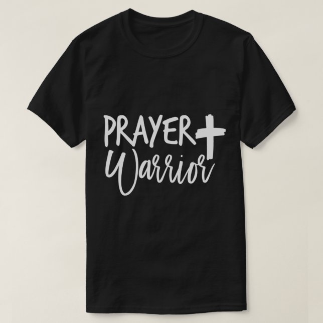 T-shirt Guerrier de prière Jésus (Design devant)