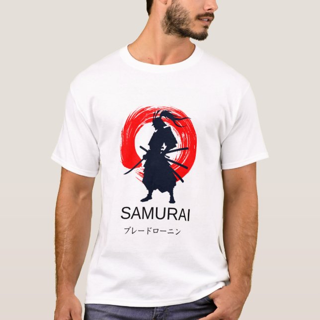 T-shirt guerrier de Samurai (Devant)