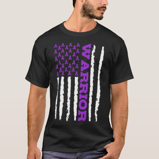 T-shirt Guerrier de sensibilisation à l'épilepsie (Devant)