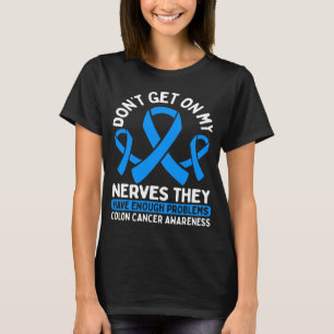 T-shirt Guerrier de sensibilisation au cancer du côlon Sur