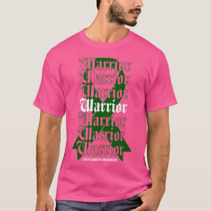 T-shirt Guerrier de sensibilisation au cancer du foie Ribb