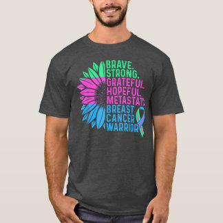 T-shirt Guerrier de sensibilisation au cancer du sein méta