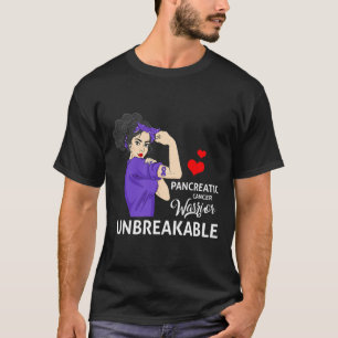 T-shirt Guerrier de sensibilisation au cancer pancréatique