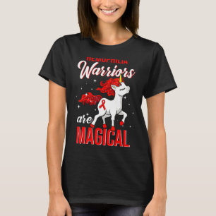 T-shirt Guerrier de sensibilisation Hémophilie Unicorn
