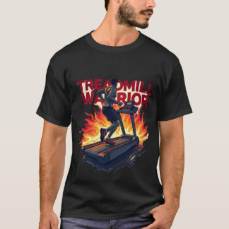 T-shirt Guerrier de Tapis Roulant | Cardio Fitness Explosi