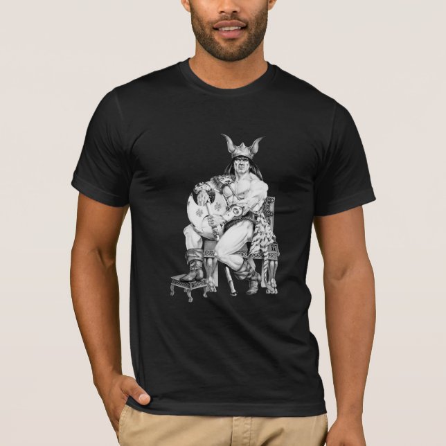 T-shirt Guerrier de Viking (Devant)
