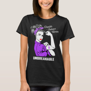 T-shirt Guerrier de violence familiale incassable