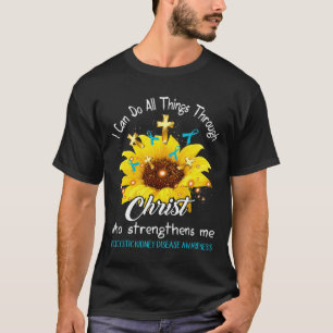 T-shirt Guerrier des maladies du rein Je peux faire tout