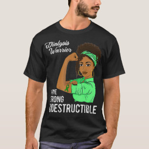 T-shirt Guerrier dialyse Indestructible Survivant du rein