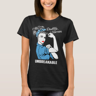 T-shirt Guerrier d'incapacité incassable