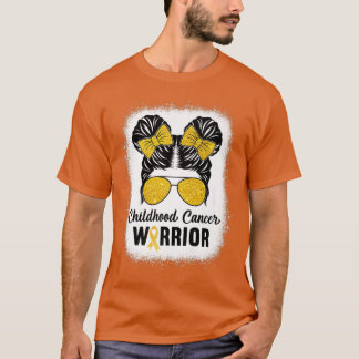 T-shirt Guerrier du cancer de l'enfance En Septembre Nous 