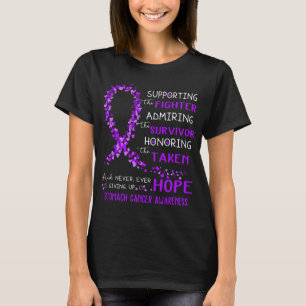 T-shirt Guerrier du cancer de l'estomac soutenant le comba