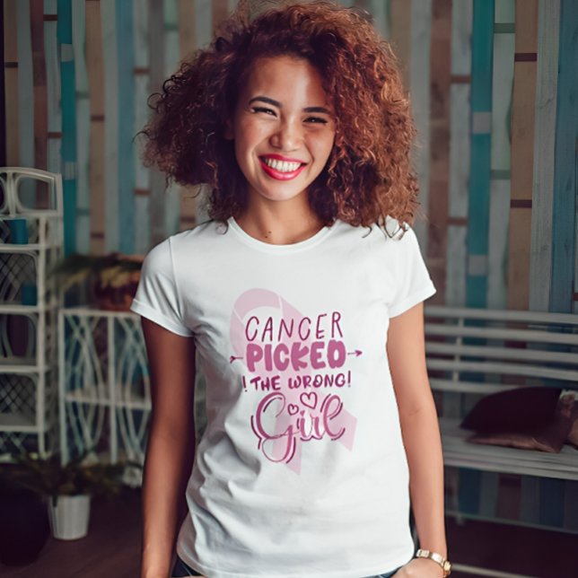 T-shirt Guerrier du cancer du sein - Sensibilisation au ca (Créateur téléchargé)