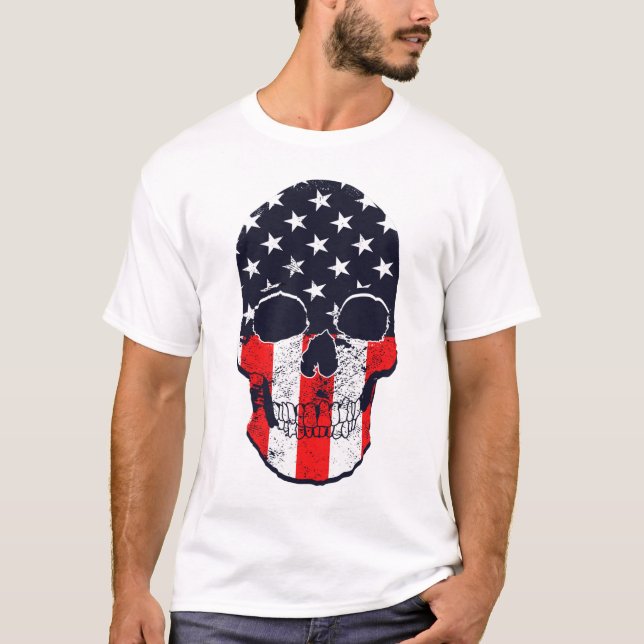 T-shirt Guerrier du crâne de gloire (Devant)
