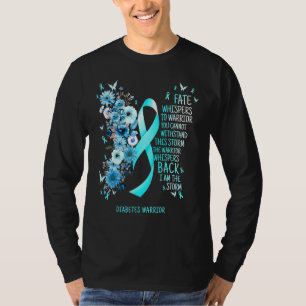 T-shirt Guerrier du diabète I Am The Storm Diabetes Sensib