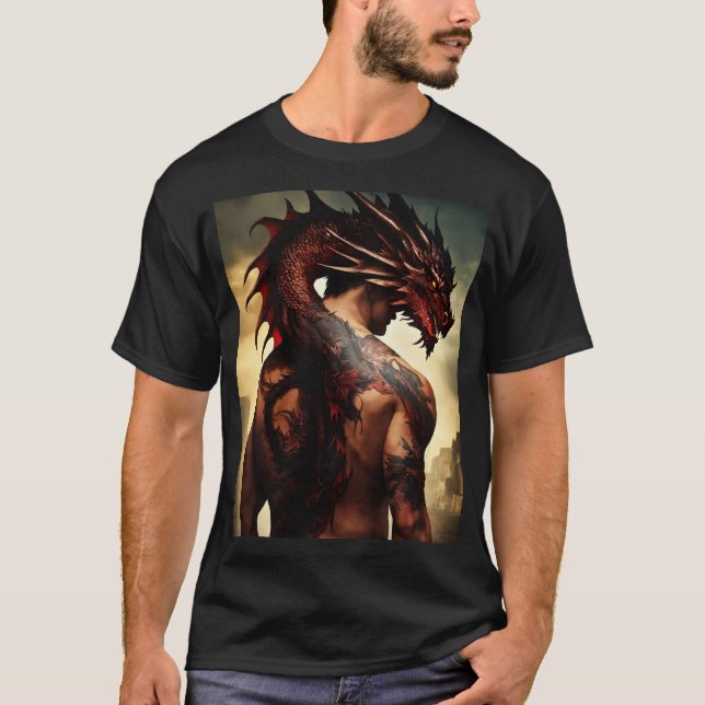 T-shirt Guerrier du dragon (Devant)
