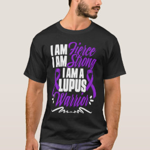 T-shirt Guerrier du Lupus Ruban Violet du Lupus Sensibili