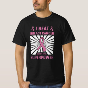 T-shirt Guerrier Fighter I Beat Breast Cancer Survivant