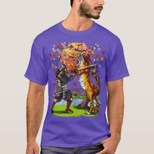 T-shirt Guerrier japonais du tigre Samurai