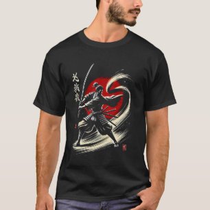 T-shirt Guerrier japonais Samouraï Ninja Japon Hommes Femm