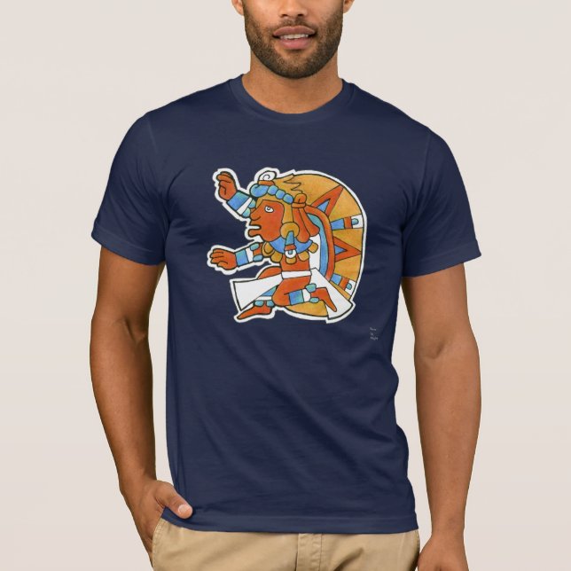 T-shirt Guerrier maya v.1 (Devant)