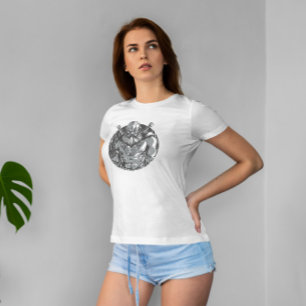 T-shirt Guerrier monochromatique viking